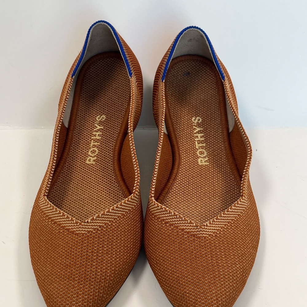 EUC! Rothy's The Point Orange WSize 6.5 - Picture 2 of 13